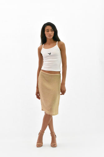 Sheer Midi Skirt
