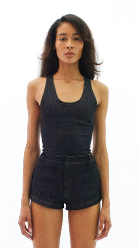Denim Racerback Bodysuit