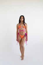 Load image into Gallery viewer, WOVEN BIKINI BOTTOMS IN ORANGE