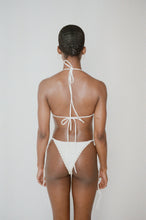 Load image into Gallery viewer, WOVEN BIKINI BOTTOMS IN WHITE