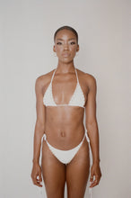 Load image into Gallery viewer, WOVEN BIKINI BOTTOMS IN WHITE